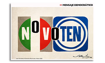 Mensaje democr&aacute;tico